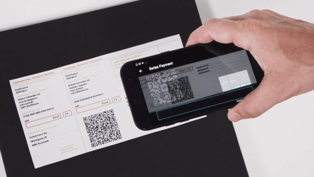 Swiss QR Code Payment for Banking Industry