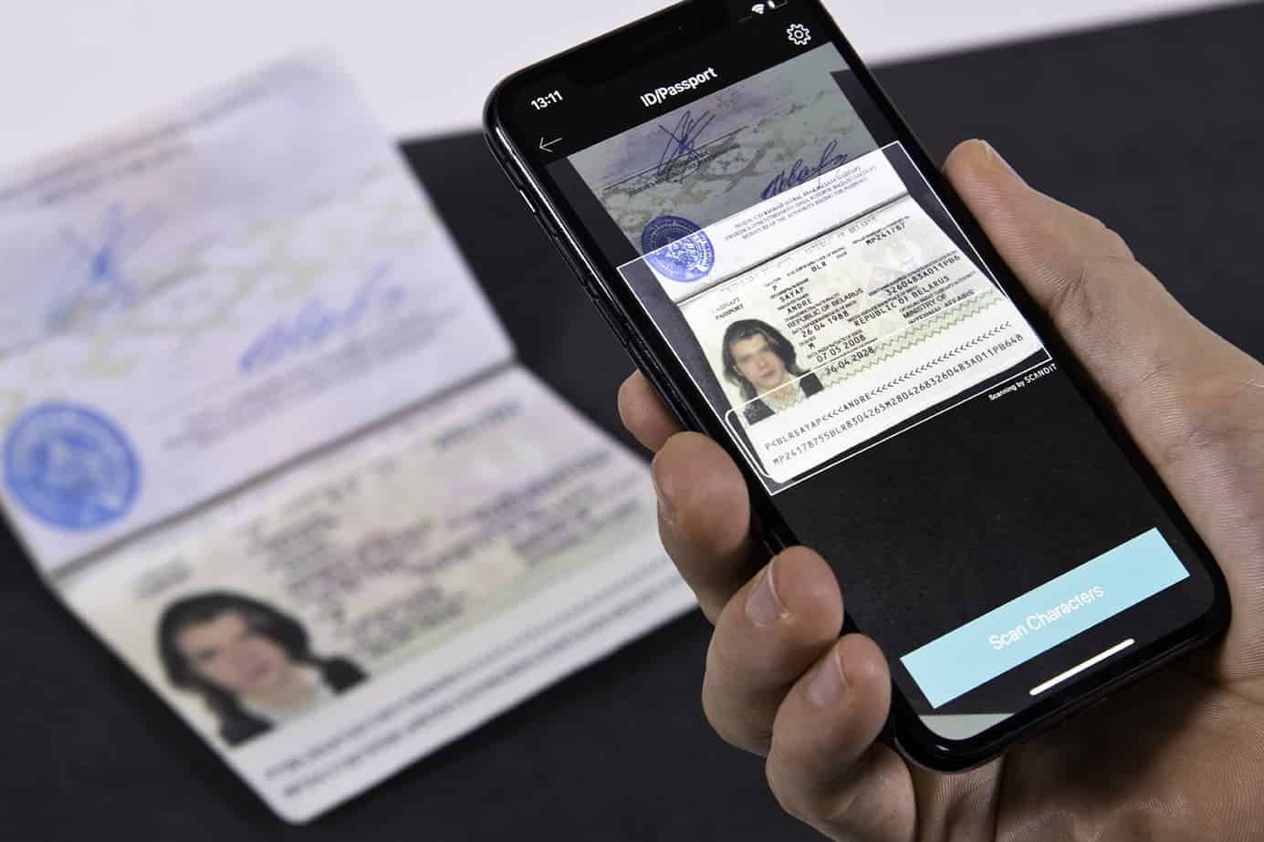 Scan passports instantly with Scandit technology